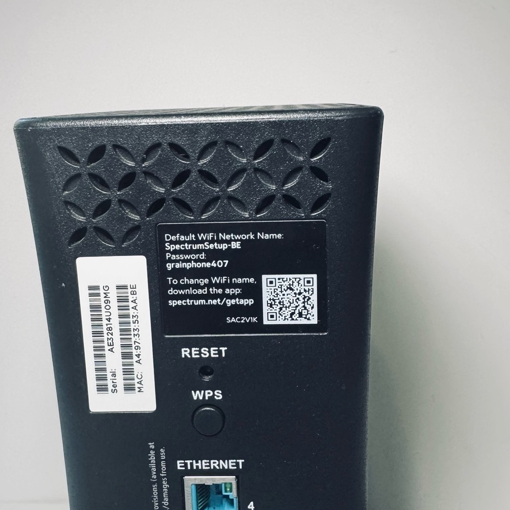 Spectrum SAC2V1K WiFi Router Wireless Internet Router With Power Adapter - Picture 5 of 7